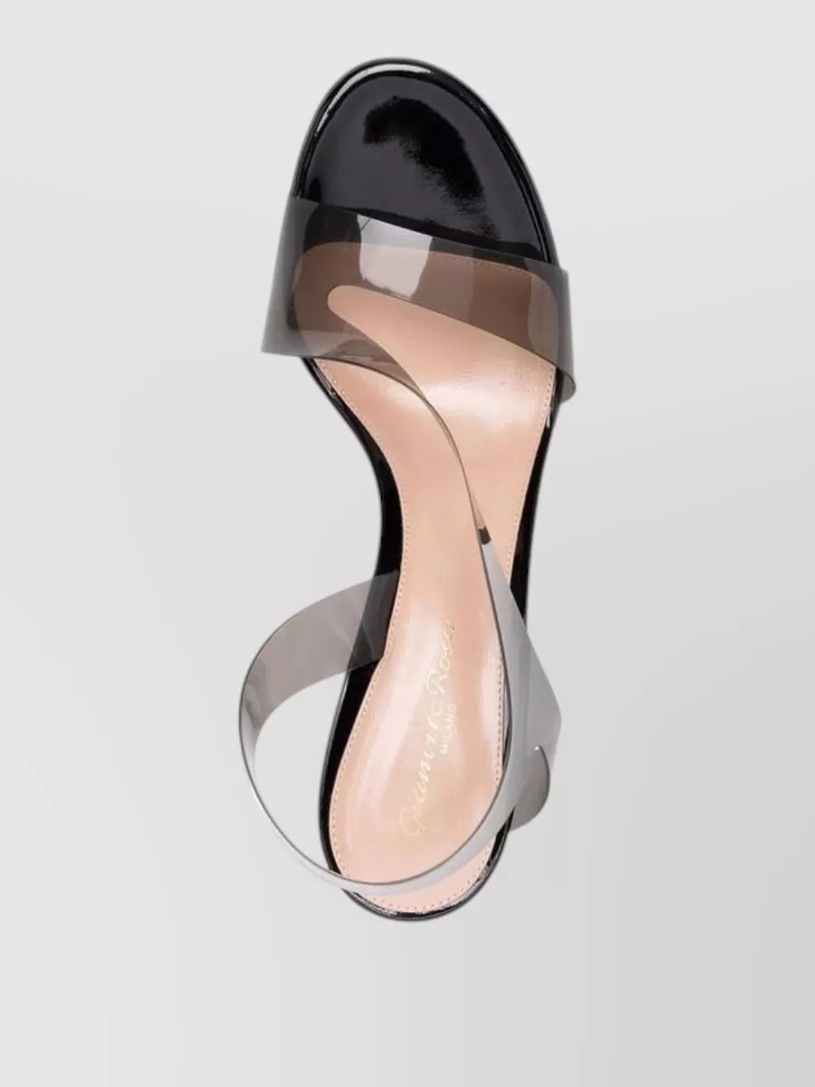 Gianvito Rossi Rubber Stiletto Heel Sandals