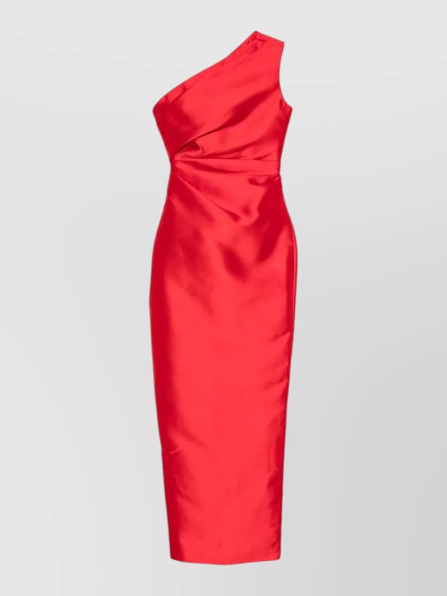 Solace London One-shoulder sleeveless mini dress