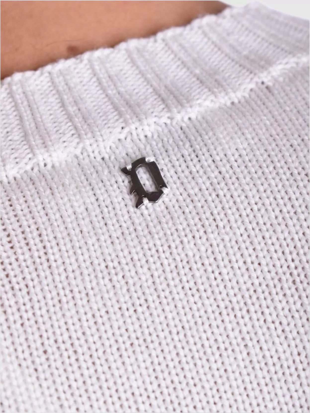 Dondup Crew Neck Knitwear Ribbed Cuffs