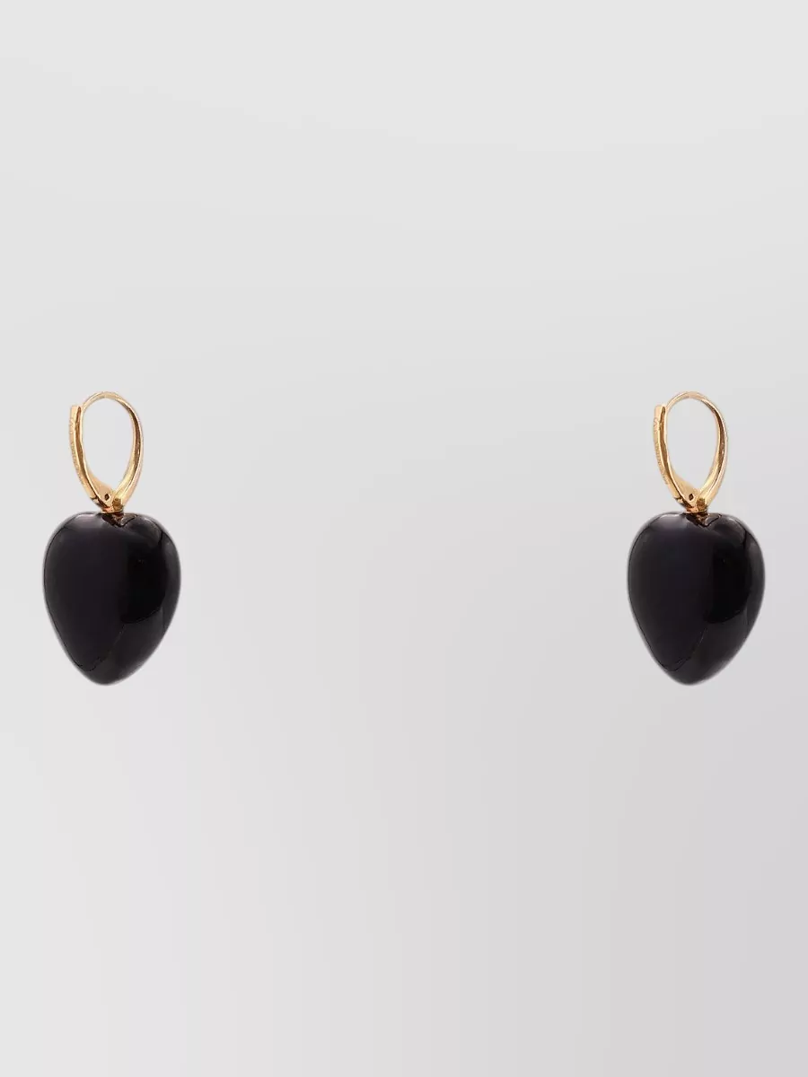 Valentino Garavani metal heart earrings