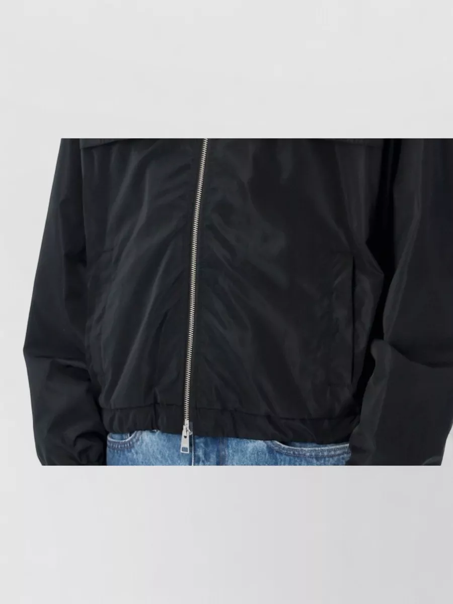 Ami Paris Hooded Technical Windbreaker Jacket