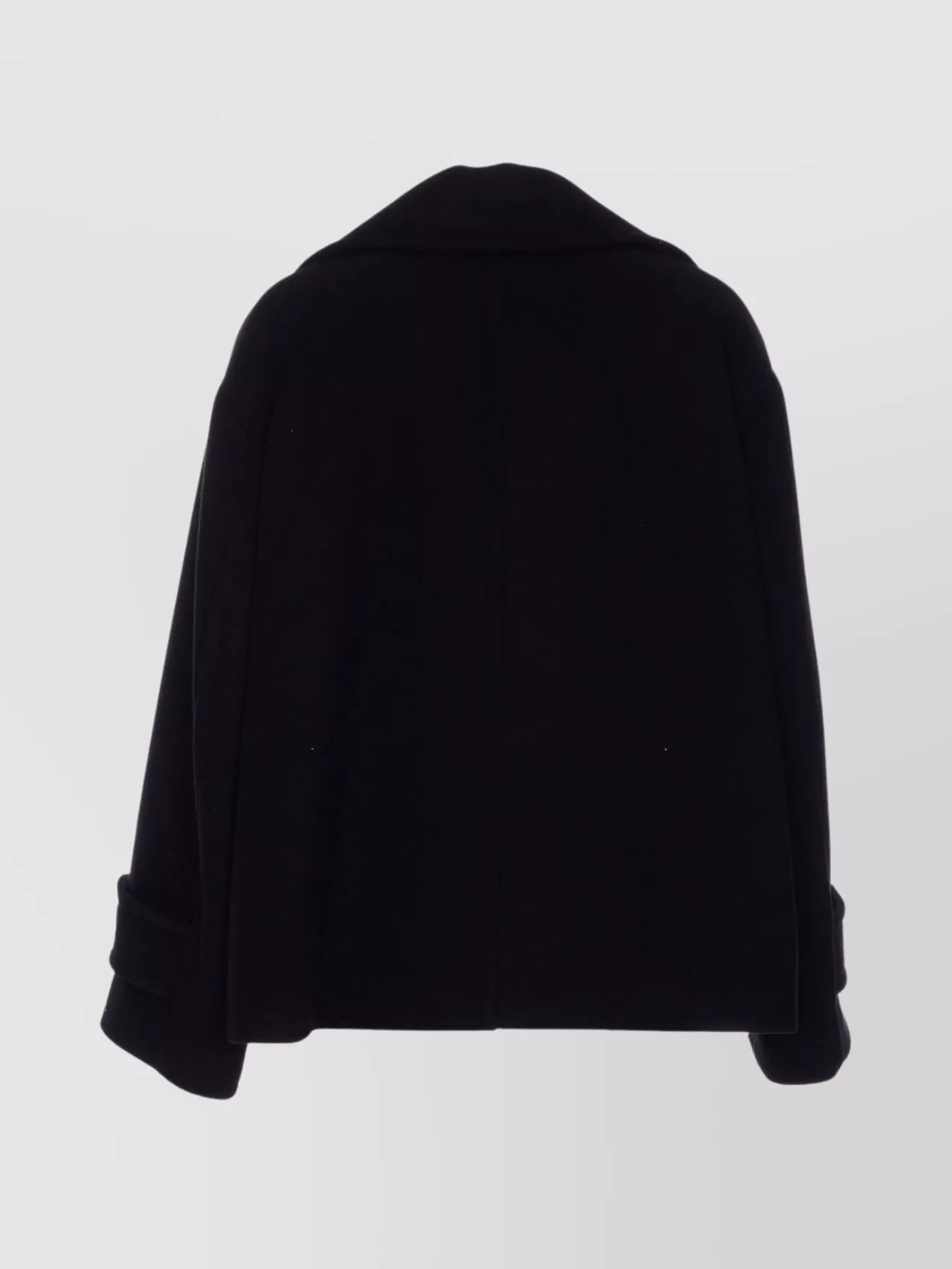 Chloé Double-breasted Notched Lapels Jacket Pockets In Black