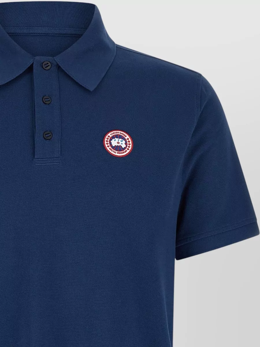 Canada Goose Beckley Polo Shirt Short Sleeve Collar