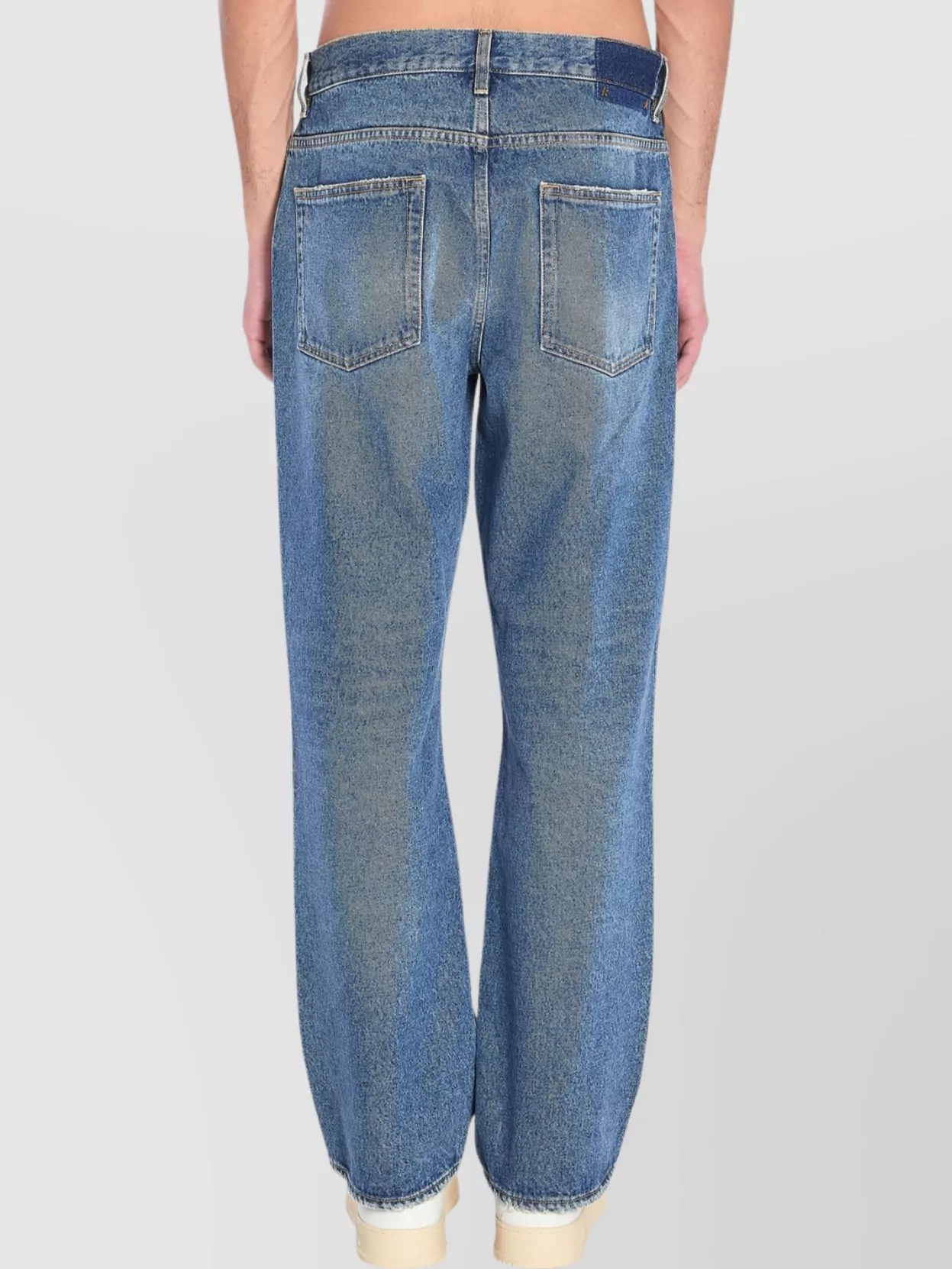 Golden Goose Relaxed Fit Faded Denim Trousers