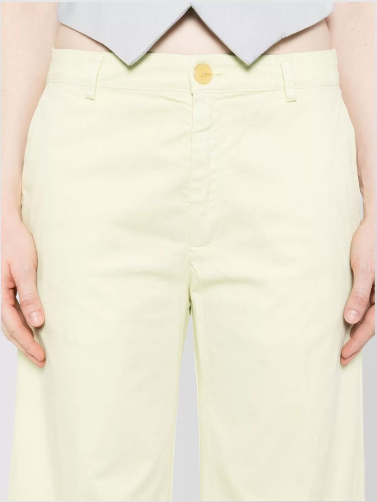 Forte Forte Wide-Leg Cotton Trousers With Belt Loops