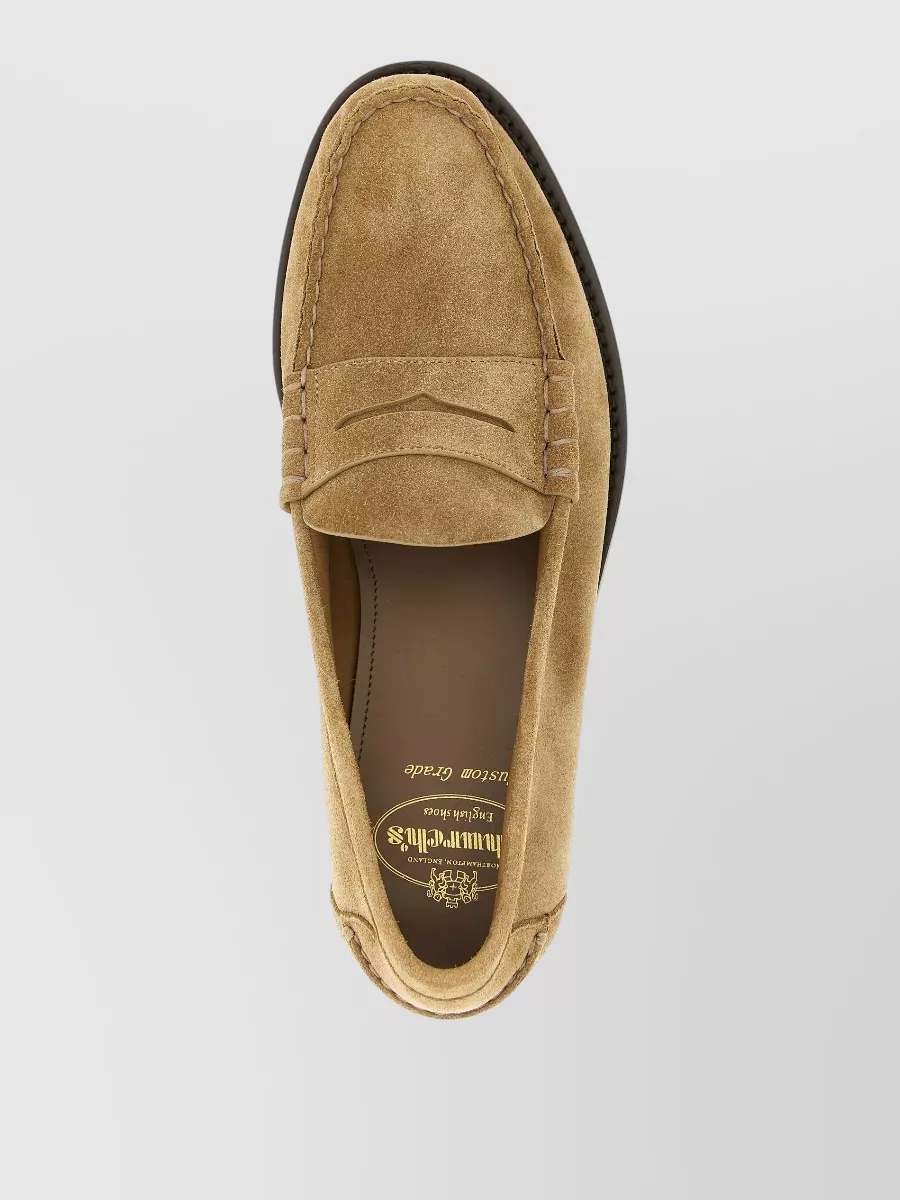 Church's Rowley Loafers Penny Strap Round Toe Suede