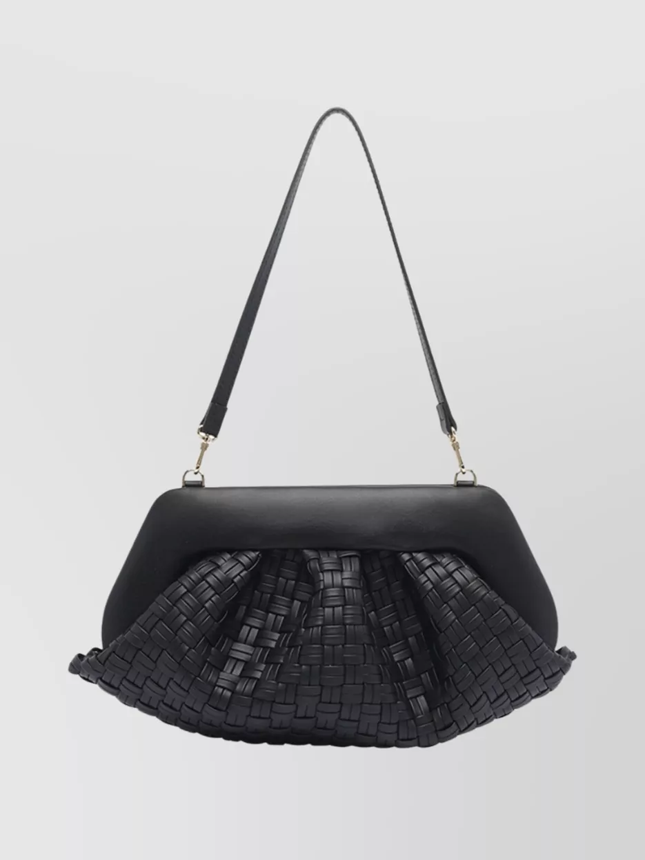 Themoiré Versatile Shoulder Bag Woven Texture