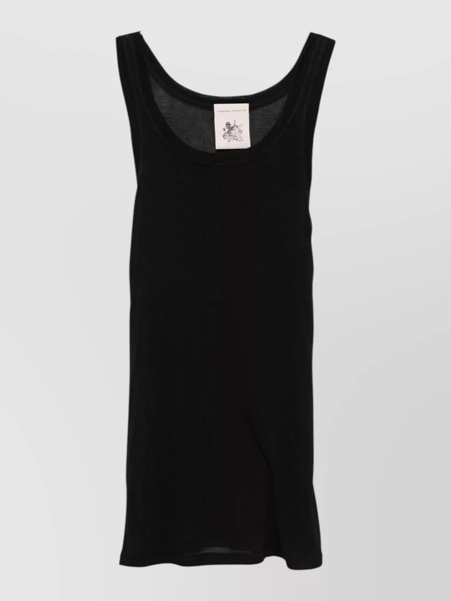 Semicouture Sleeveless Scoop Neck Tank Top
