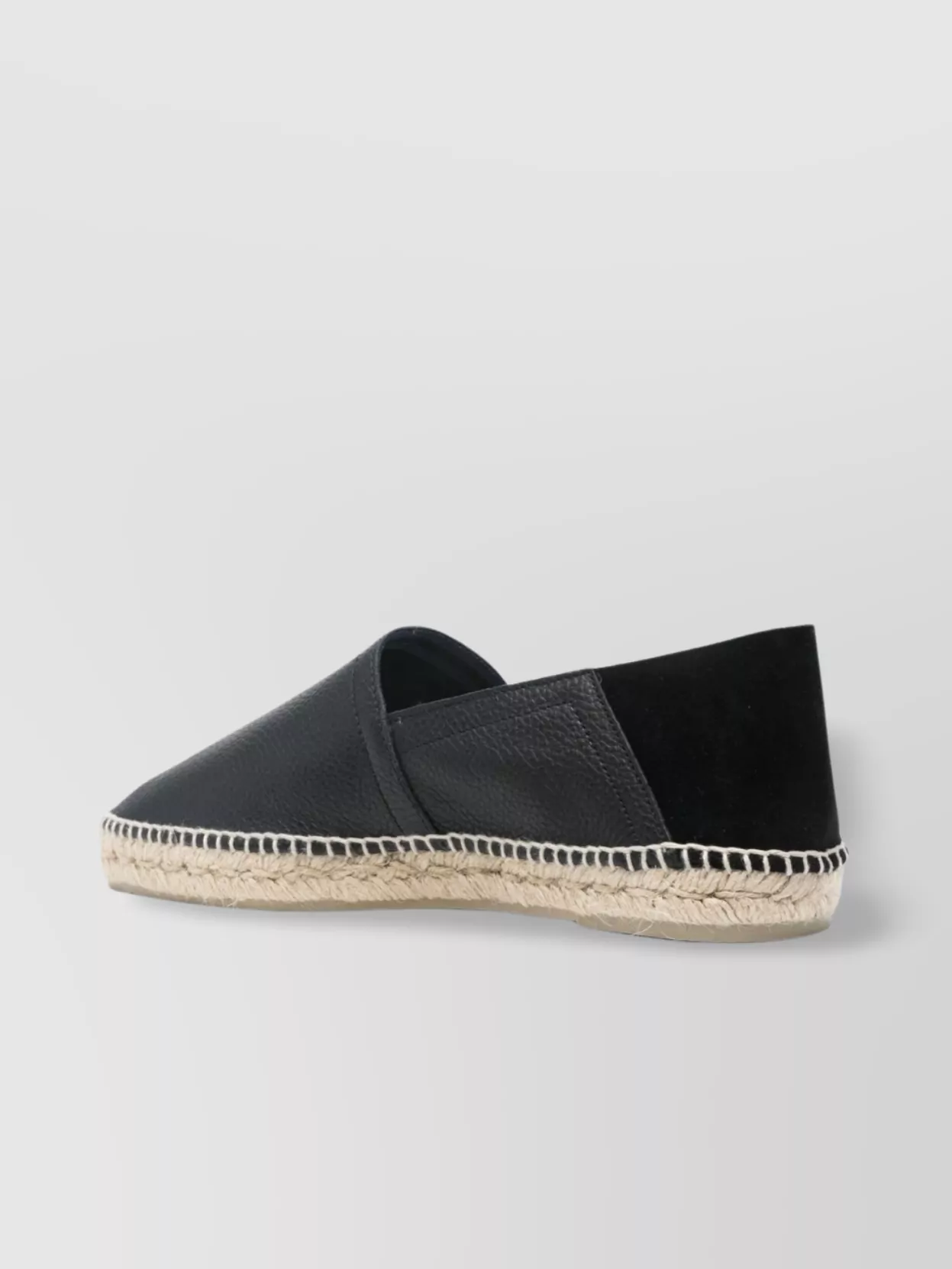 Castaner Leather Espadrilles With Braided Raffia Sole