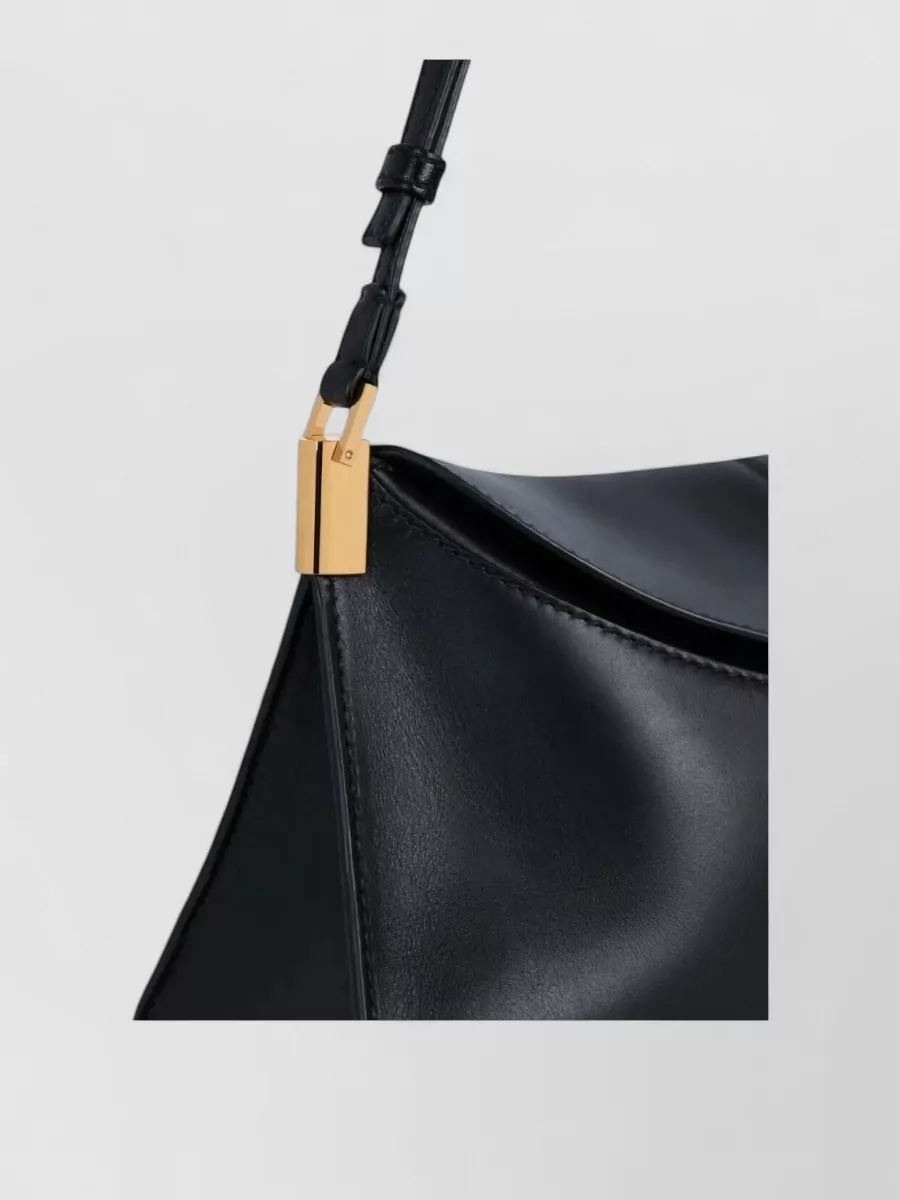 Balmain na leather clutch bag