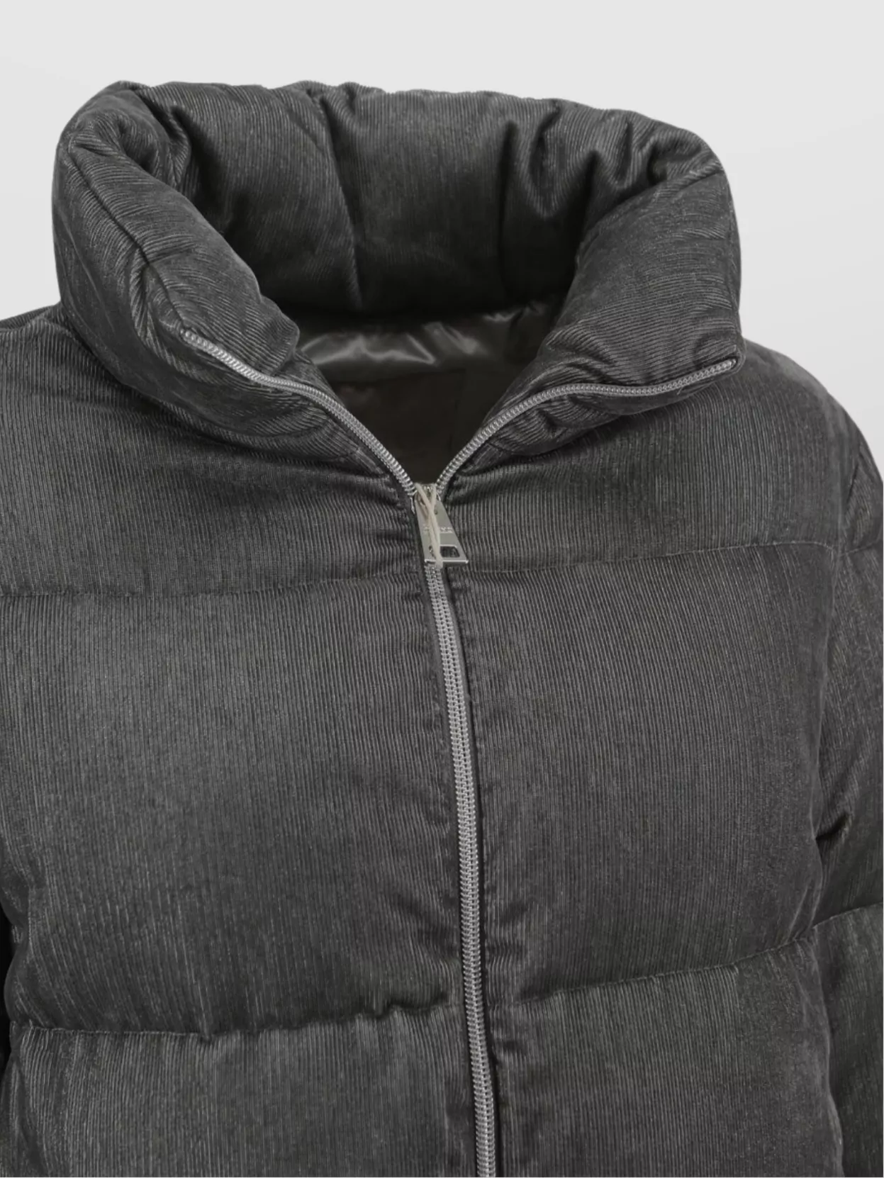 Herno High Collar Padded Jacket Lurex Highlights
