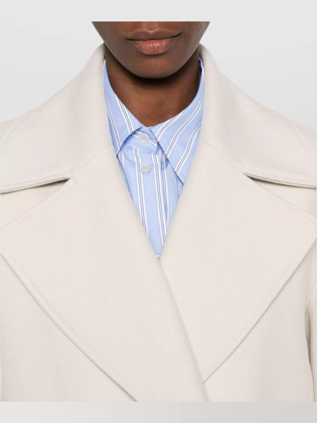 Paul Smith Double-Breasted Coat Featuring Flap Pockets