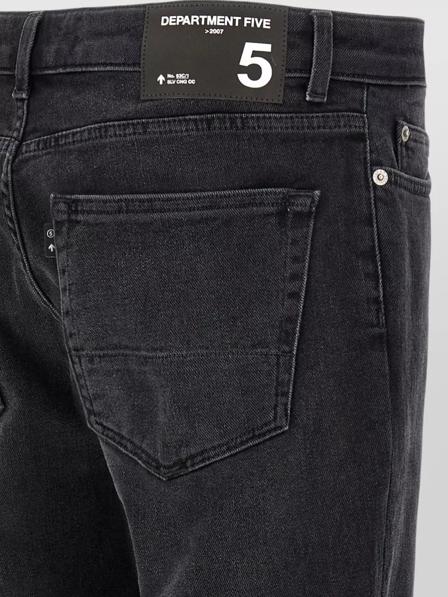 Department 5 Denim Cropped Straight-Leg Jeans