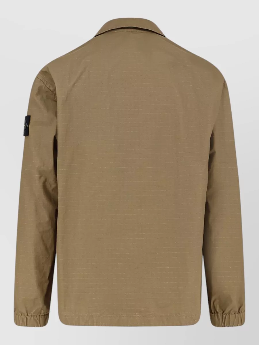 Stone Island Cotton Long-Sleeve Shirt Jacket