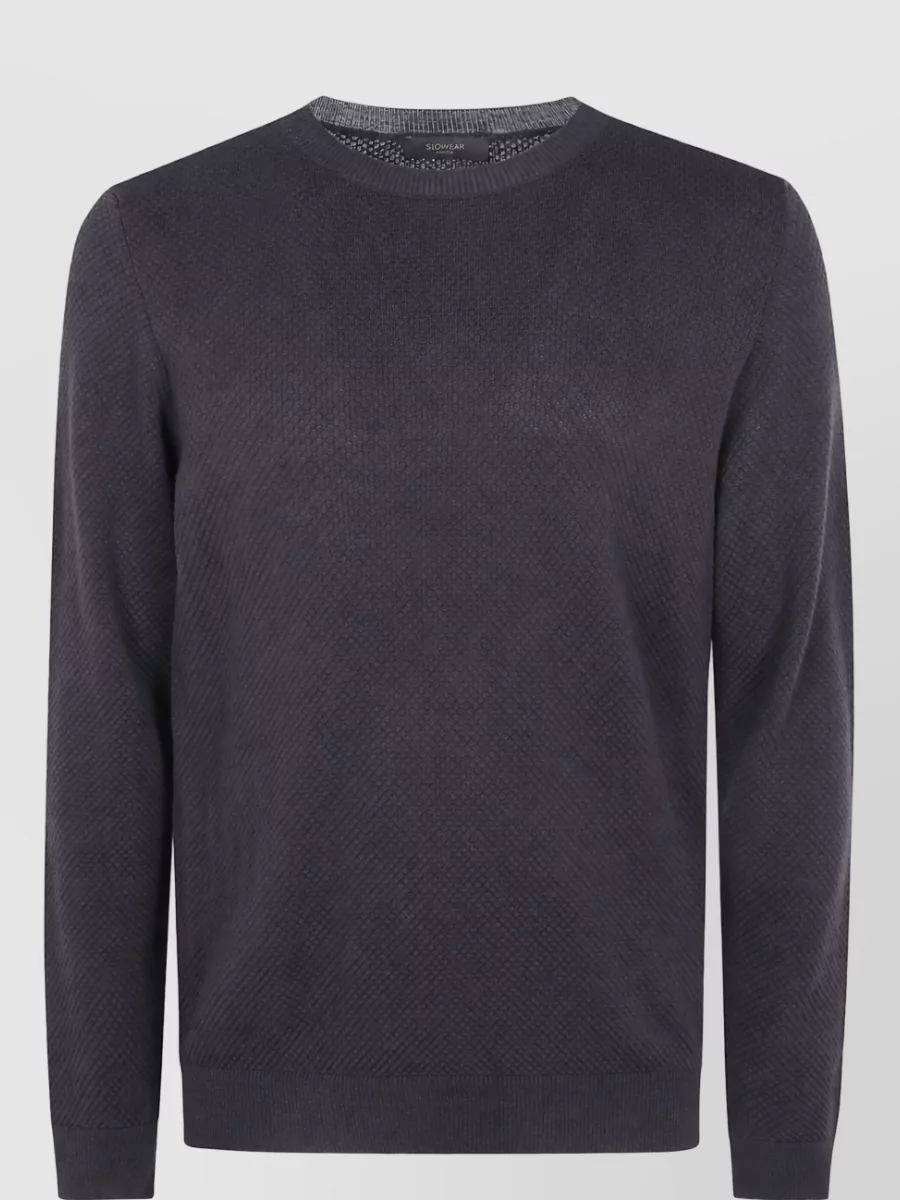Zanone wool slim-fit round-neck sweater