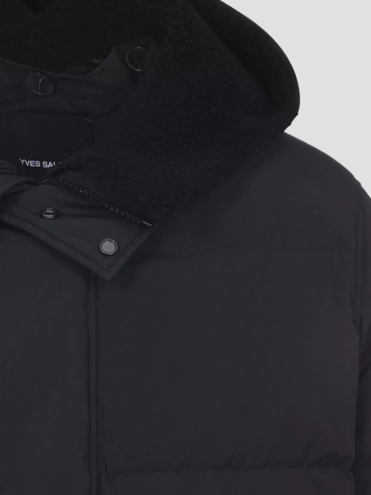 Yves Salomon Hooded Padded Quilted Down Jacket