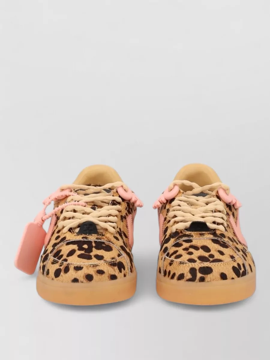 Off-White leather low-top sneakers