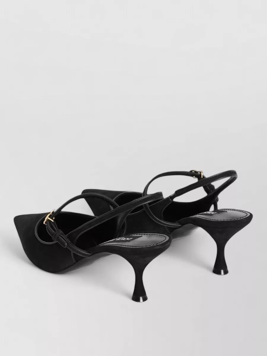 Dolce&Gabbana Leather Slingback Mules