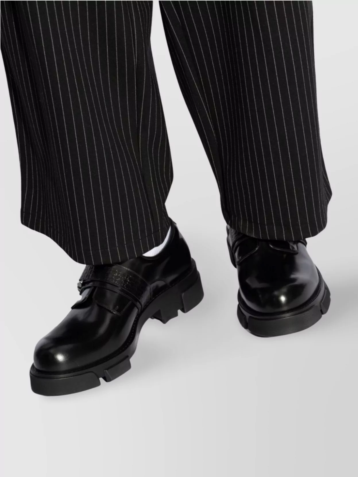 Givenchy Chunky Sole Loafers Buckle Detail