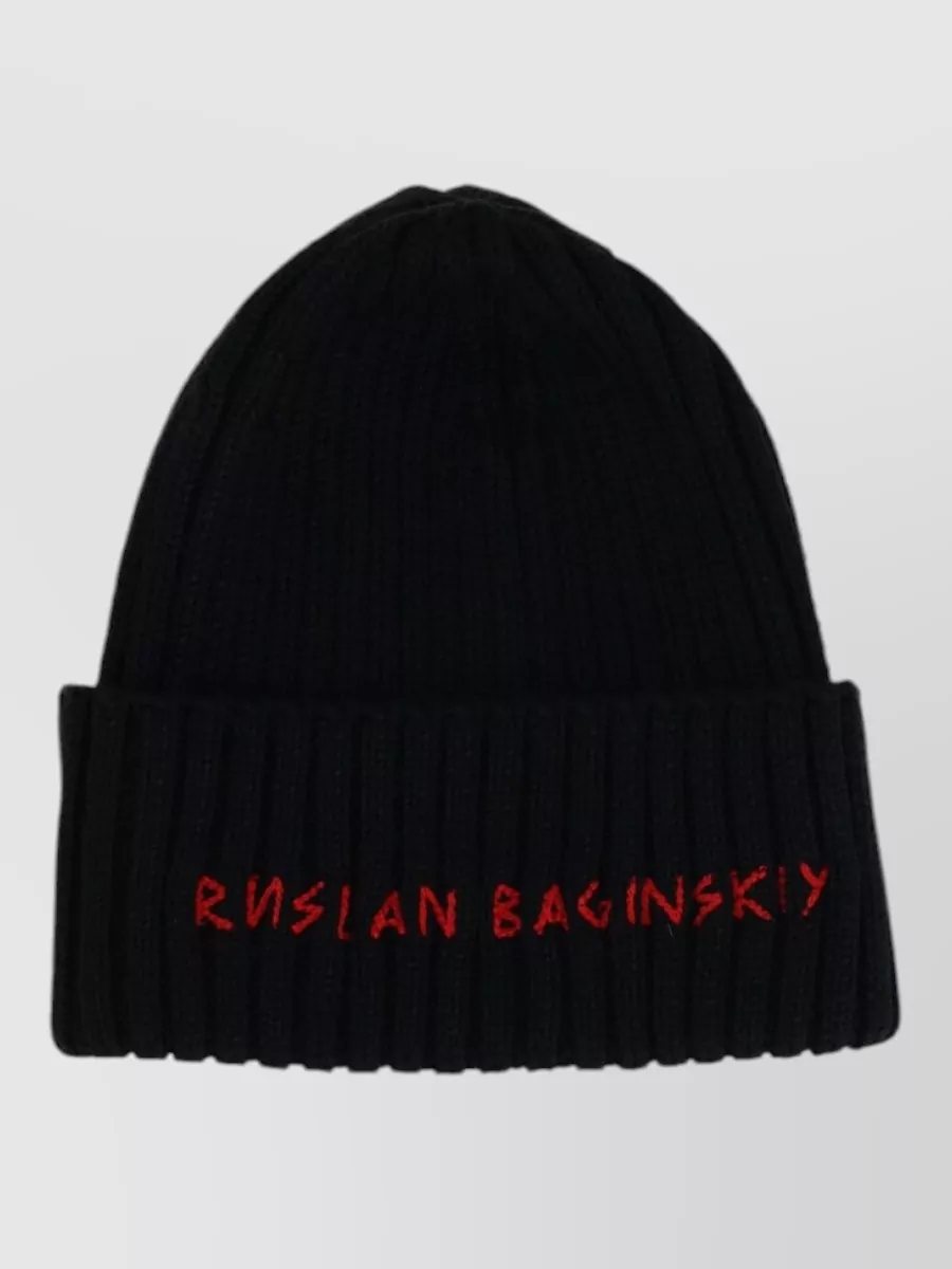 Ruslan Baginskiy Casual Ribbed Texture Stretch Fit Hat