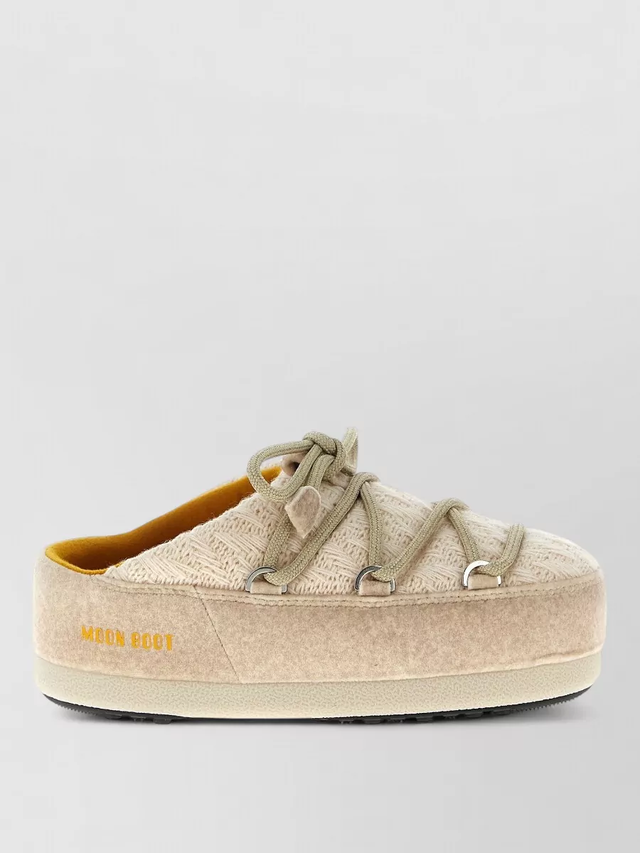 Moon Boot Cashmere Wool-Effect Mules