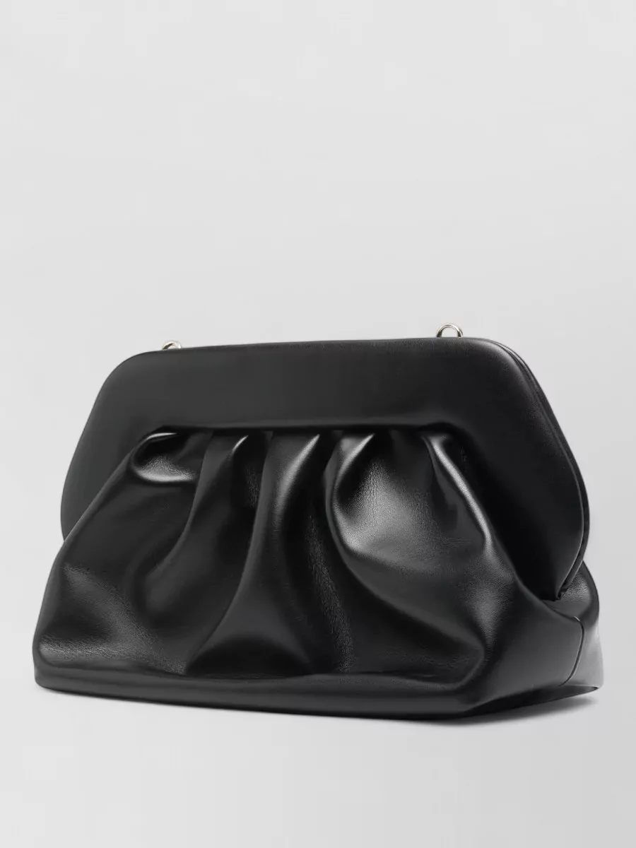 Themoiré Bios Leather Clutch Bag