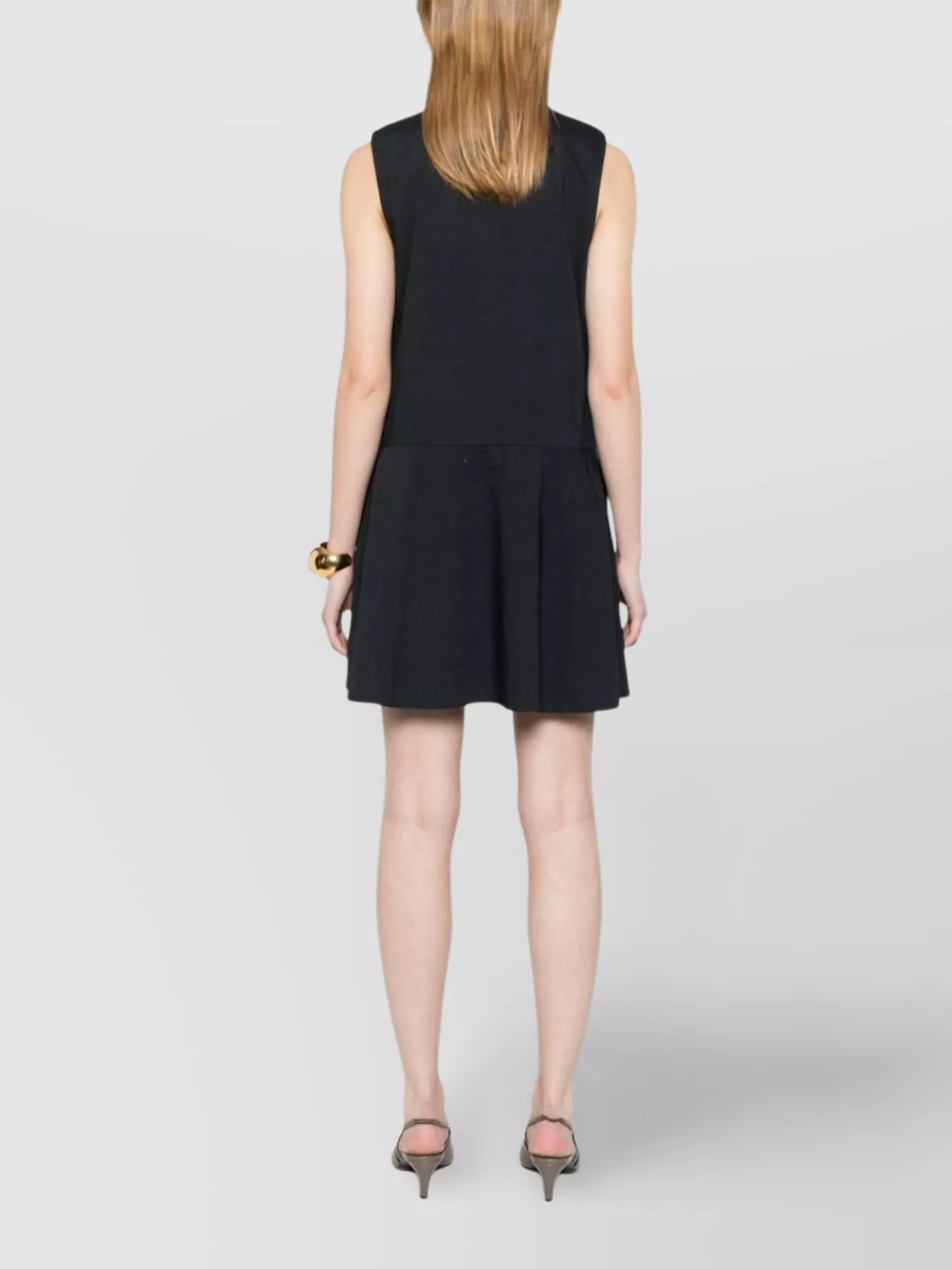 Theory Blue Sleeveless Mini Dress