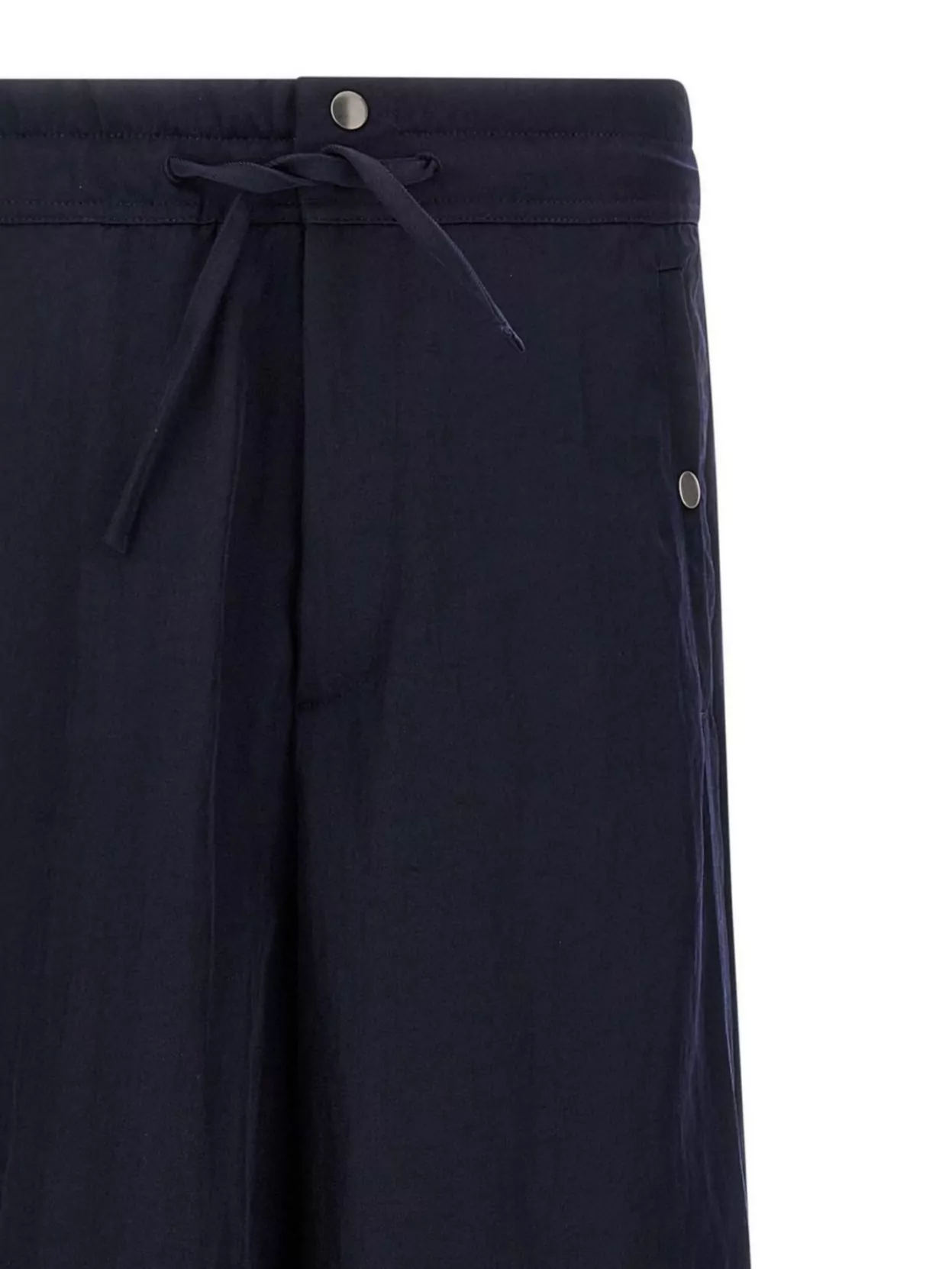 Dries Van Noten Wide Leg Trousers Featuring Button Accents