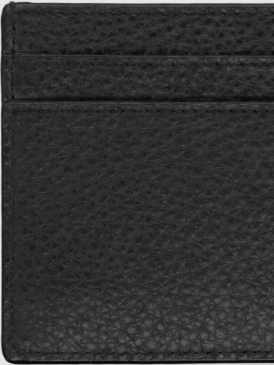 Saint Laurent Leather Tiny Cassandre Cardholder