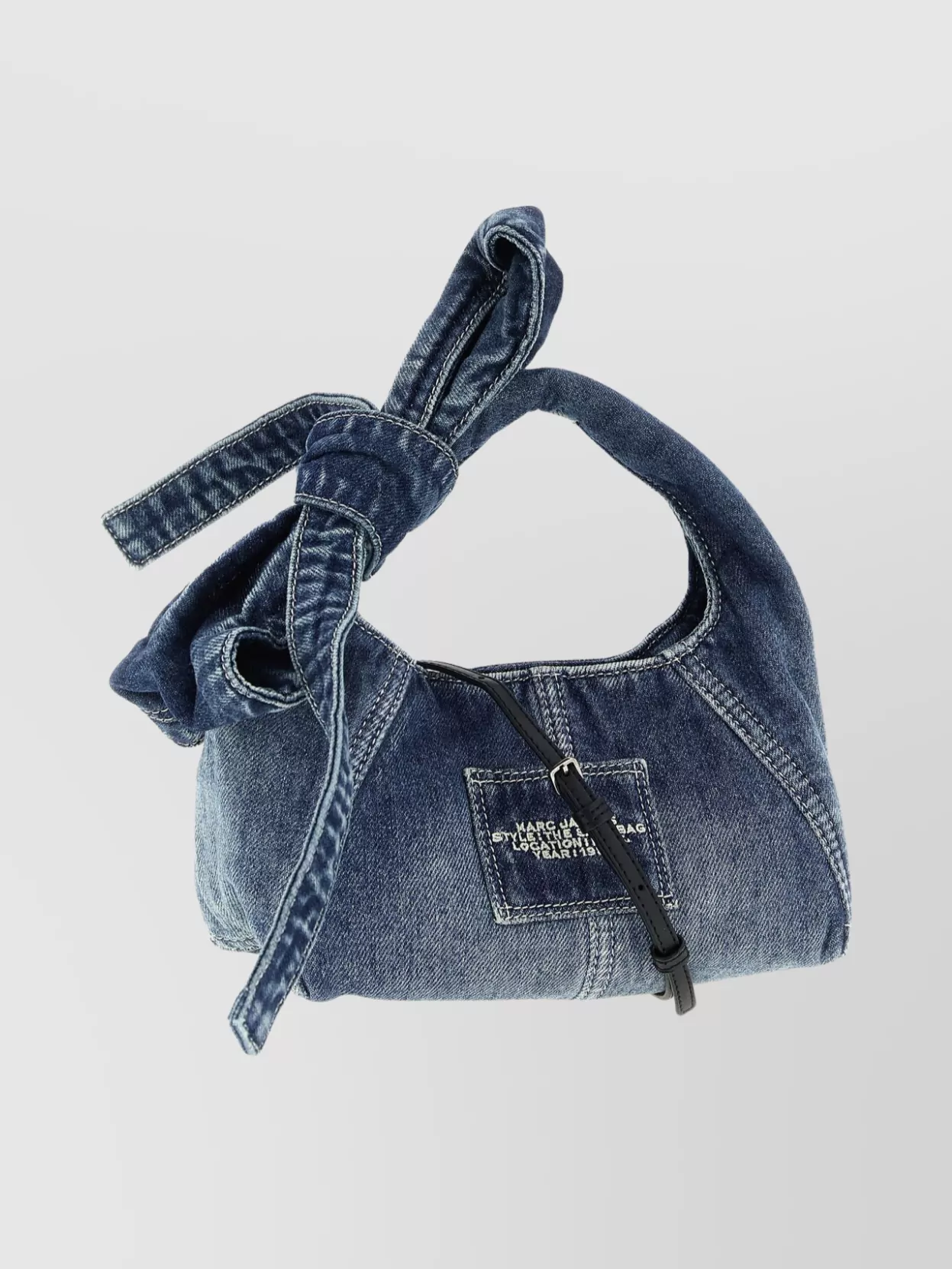Marc Jacobs Denim Mini Sack Knot Handle