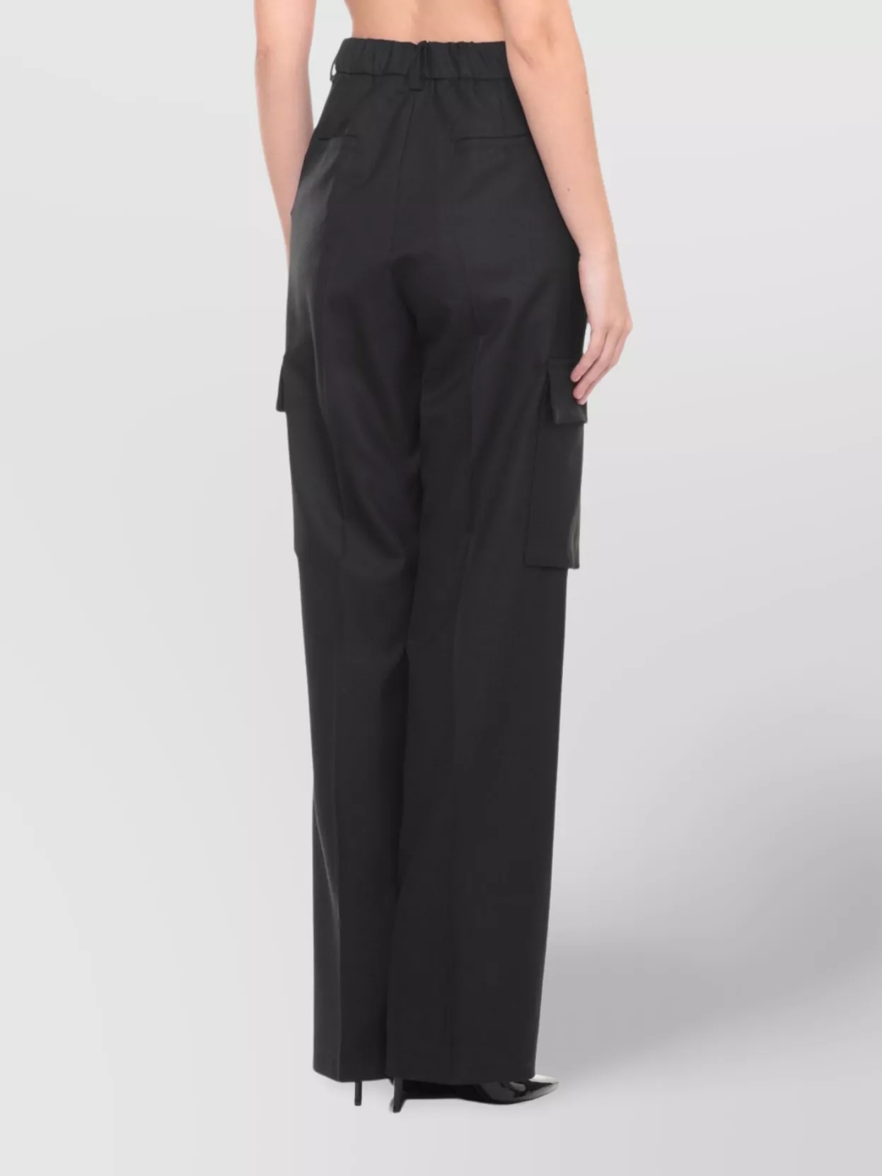 Herno Women's Straight Fit Cargo Trousers