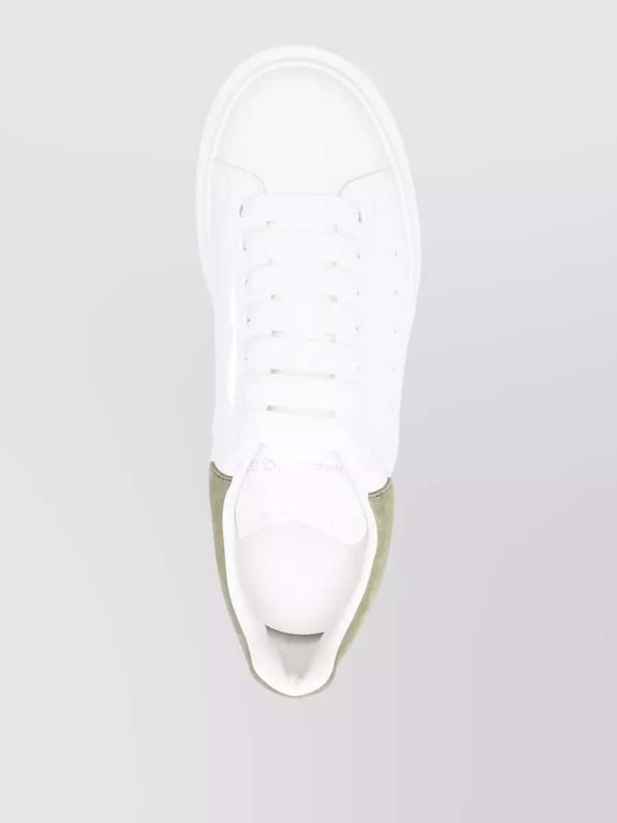 Alexander Mcqueen Low Sneakers Contrasting Heel Rubber Sole