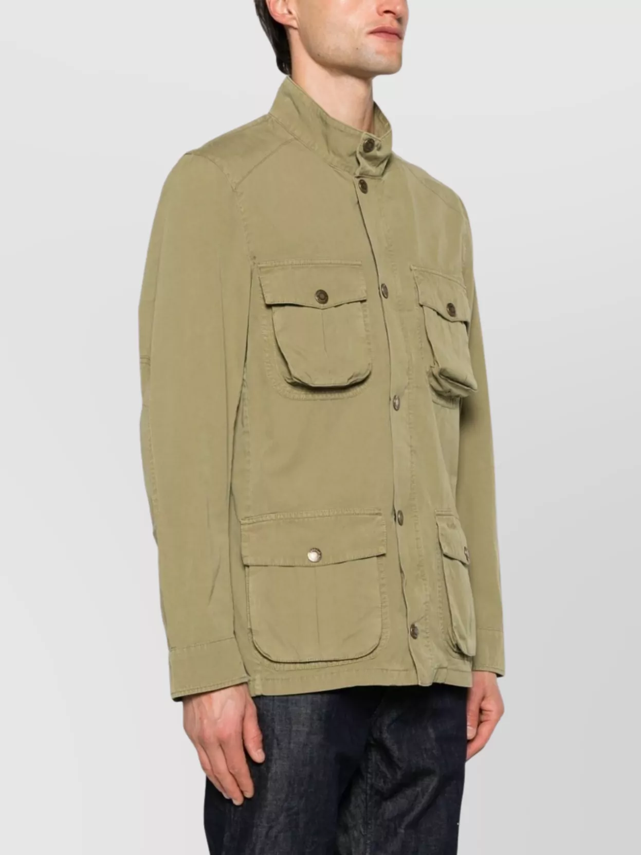 Shop Barbour Corbridge Jacket Long Sleeves Multiple Pockets In Brown