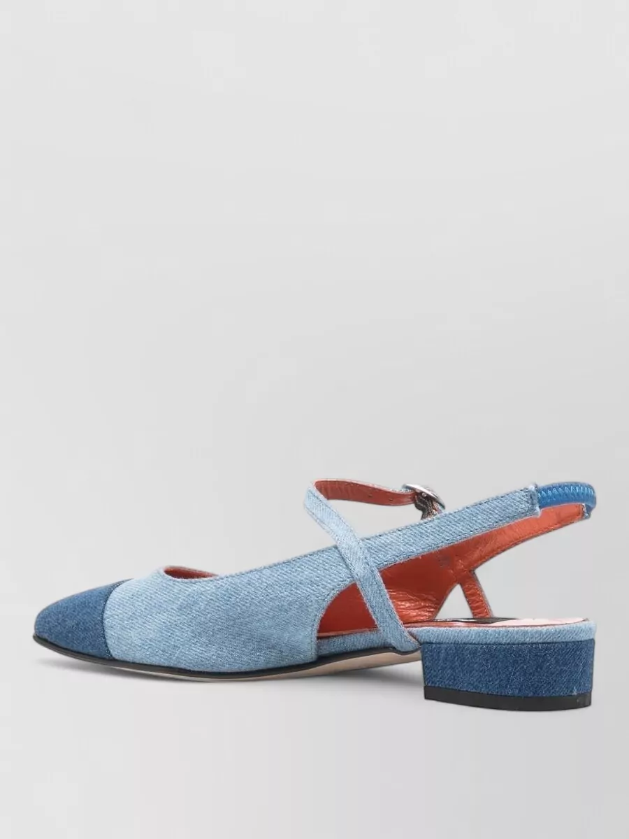 Carel Paris Cotton Slingback Mary Jane Pumps