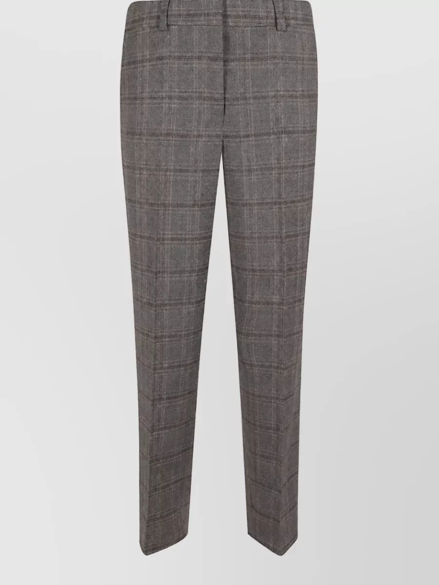 Peserico wool flannel suit trousers
