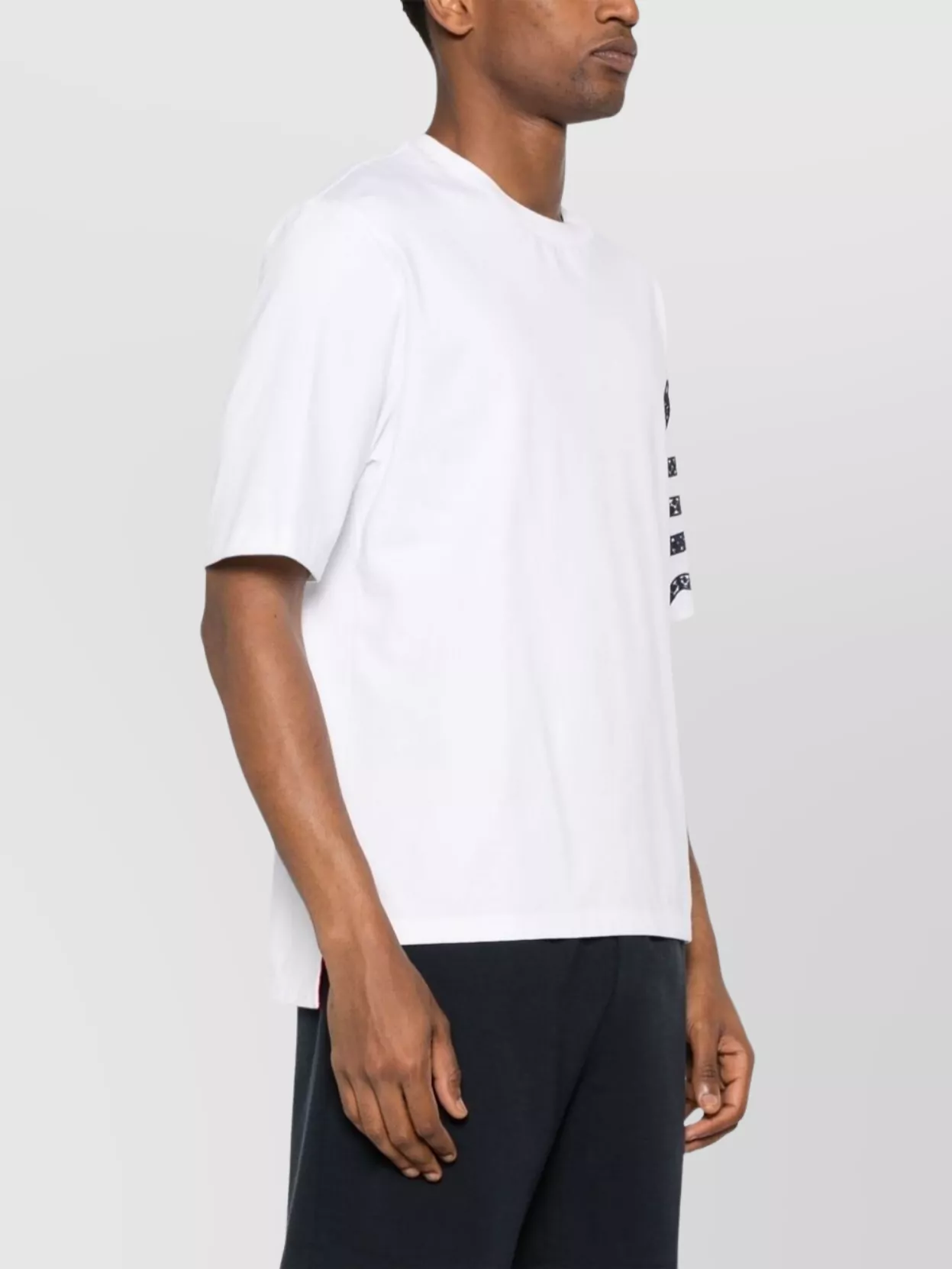Thom Browne Snake Embroidery Crew Neck T-Shirt