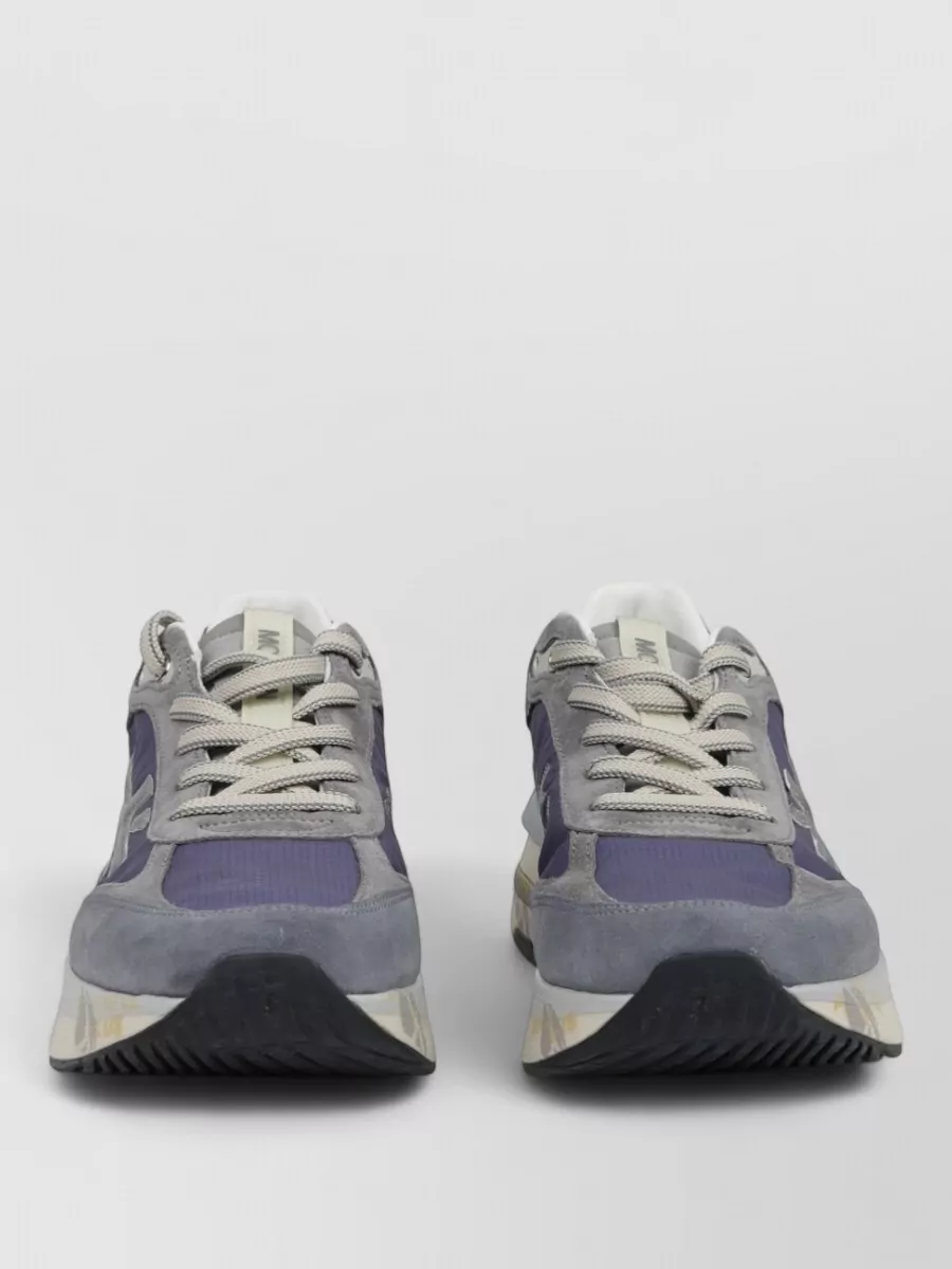 Premiata leather low-top sneakers