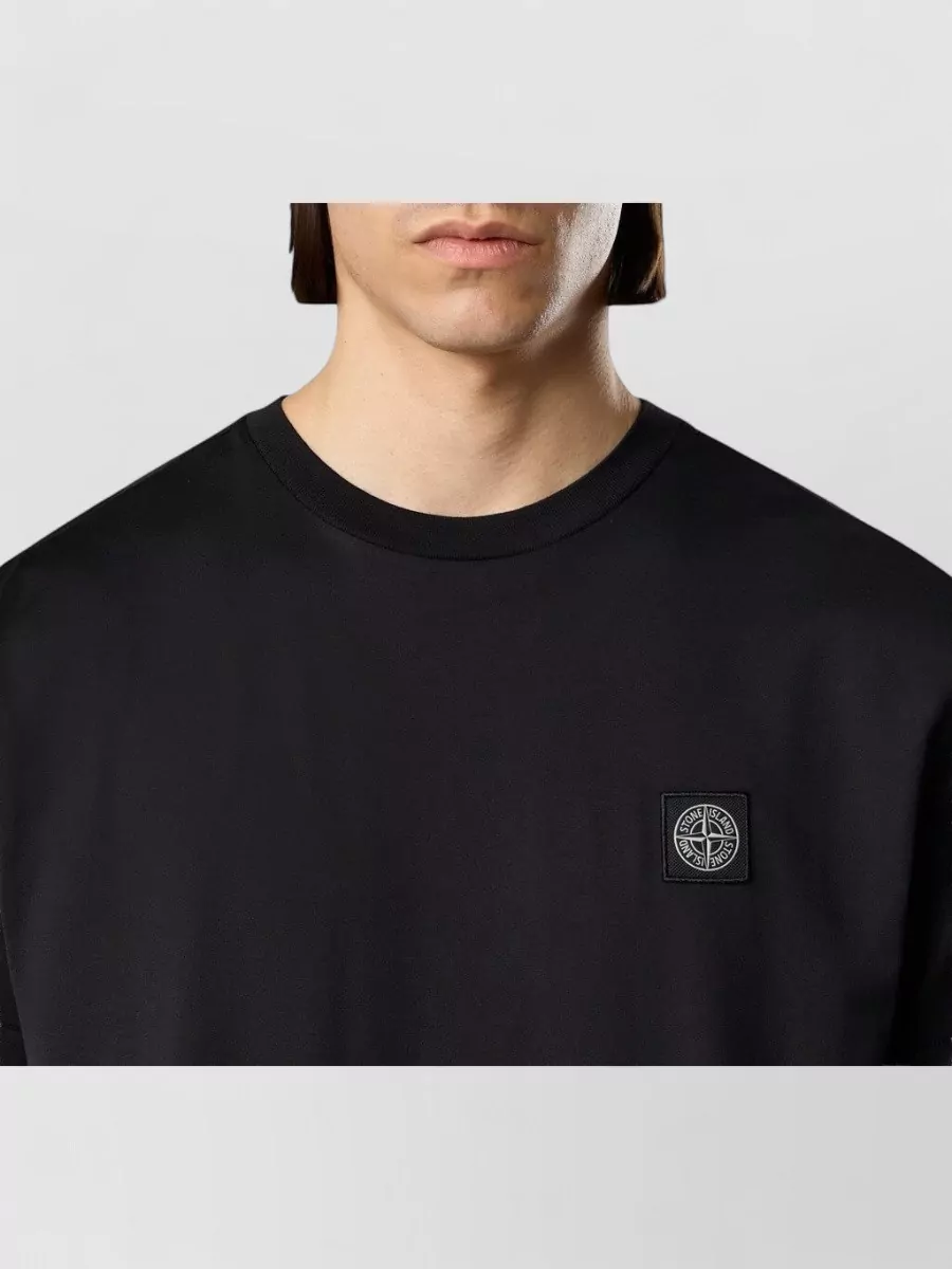 Stone Island Cotton Slim-Fit Logo-Patch T-Shirt