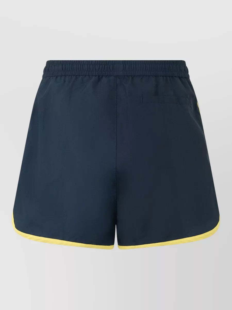 Drôle De Monsieur Logo-Embroidered Swim Shorts
