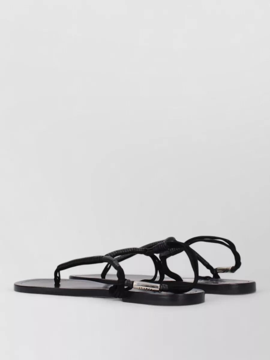 Isabel Marant Leather Flip-Flop Sandals