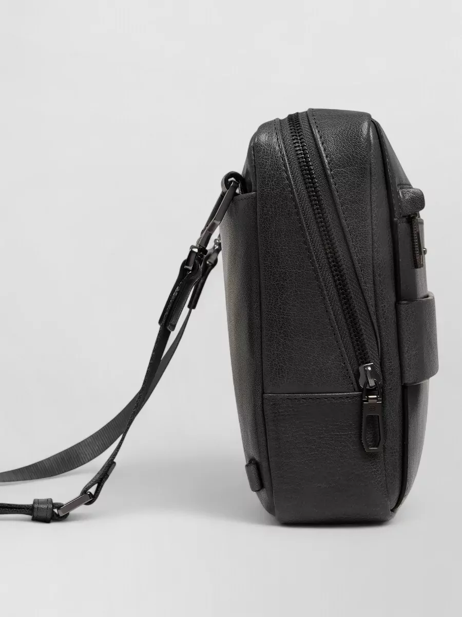 Piquadro Leather Crossbody Bag
