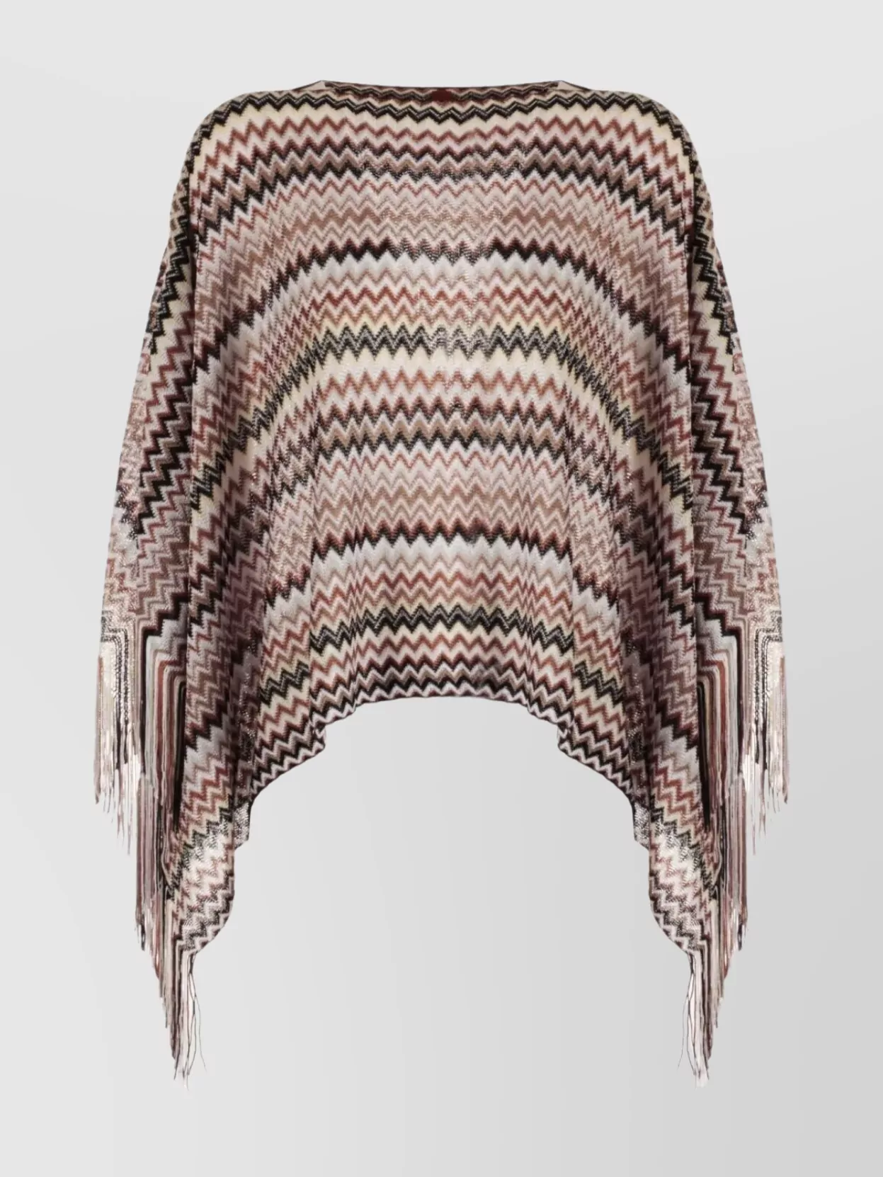 Missoni Zig-Zag Pattern Viscose Cape