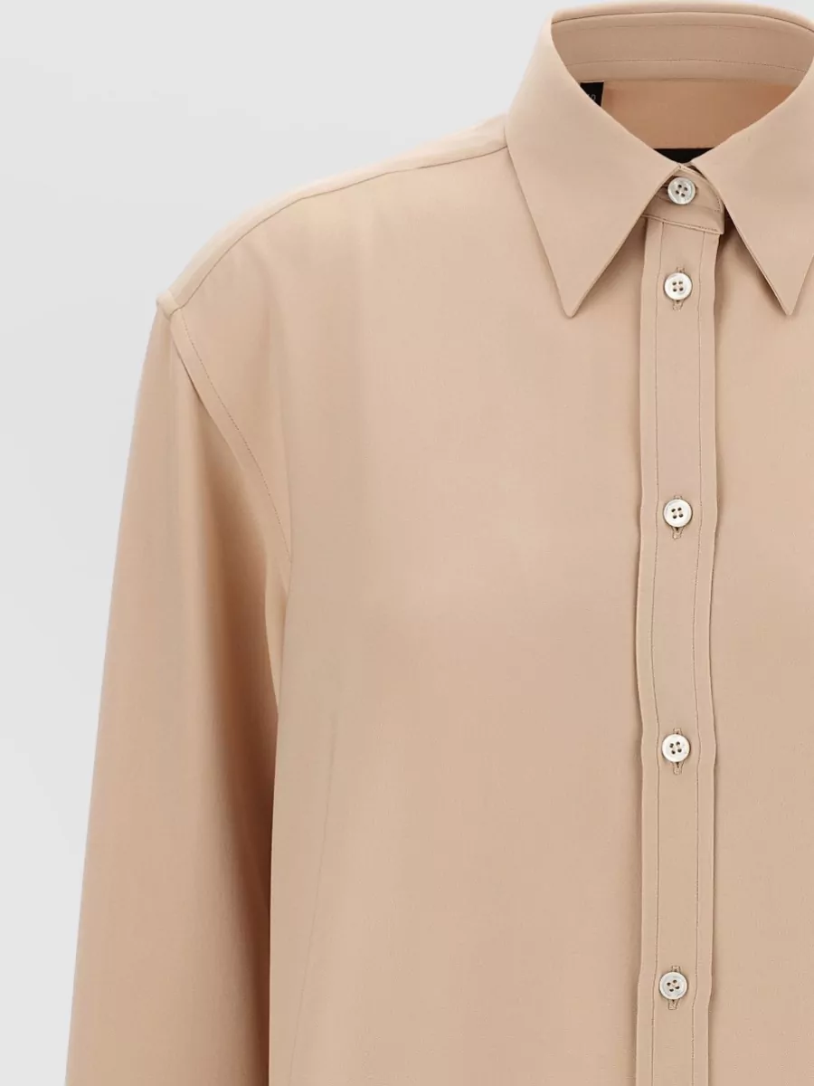 Brioni Silk Long-Sleeve Shirt