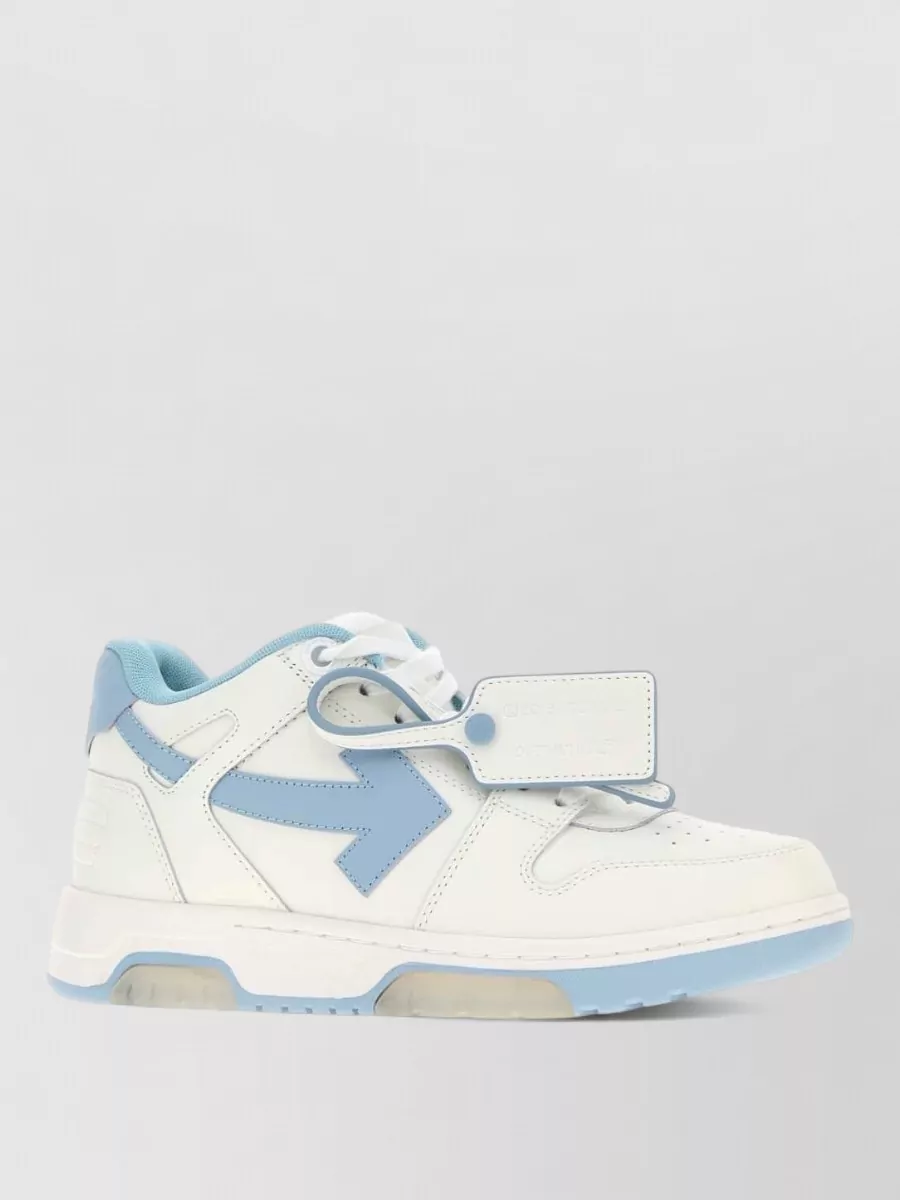 Off-White leather low-top sneakers