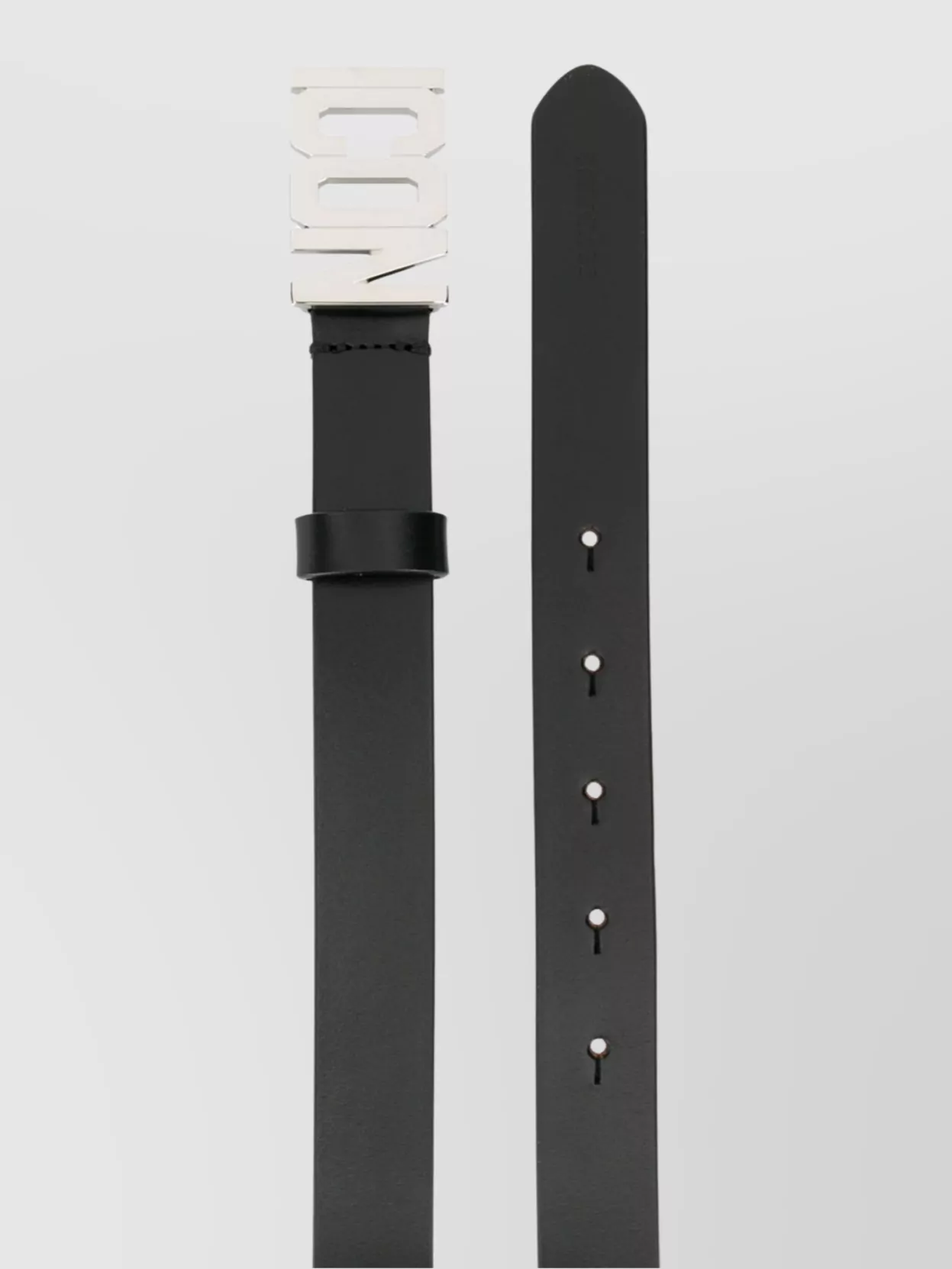Dsquared2 Leather Belt Metallic Buckle