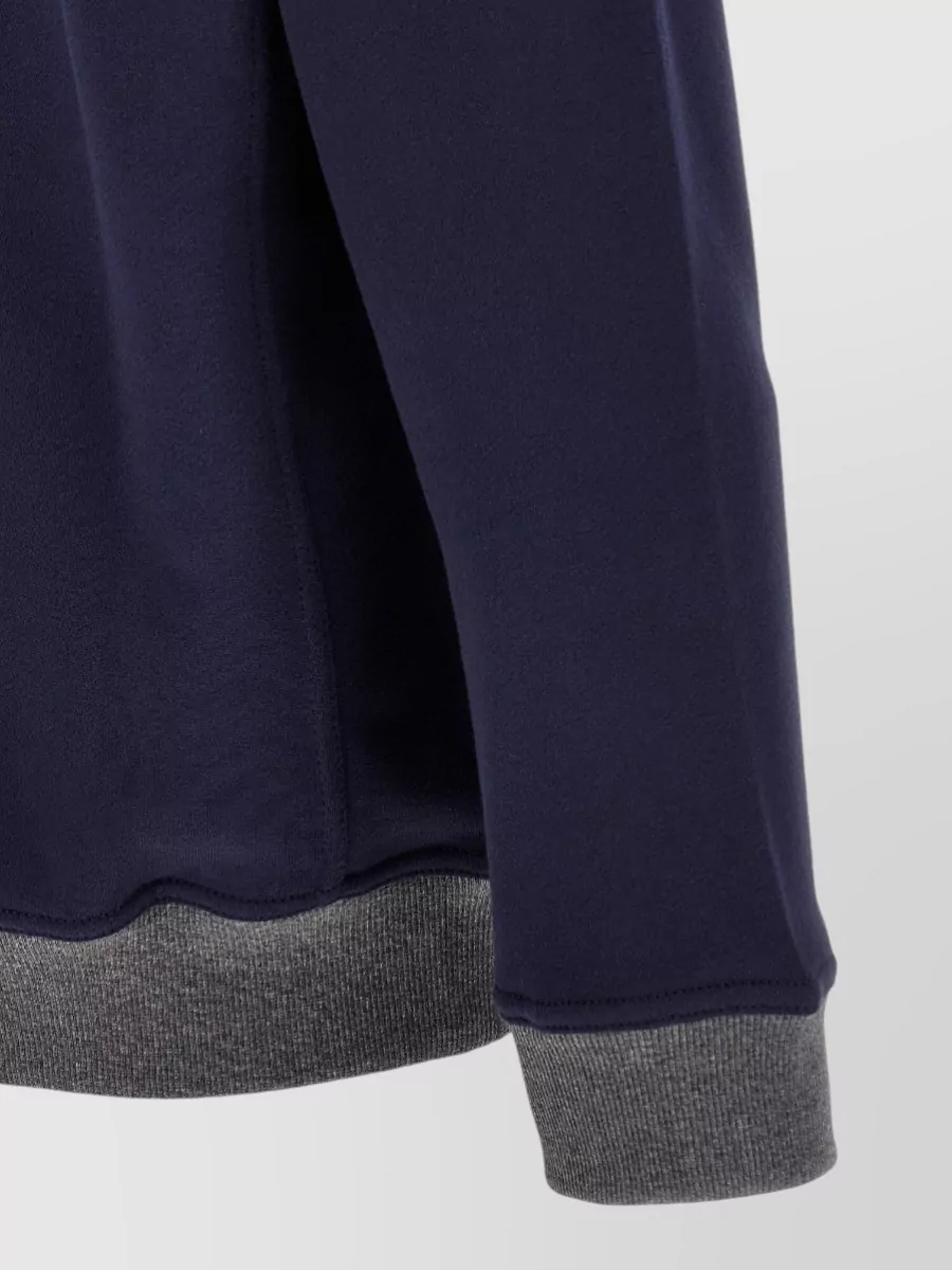 Brunello Cucinelli Cotton Logo-Embroidered Long-Sleeve Sweatshirt