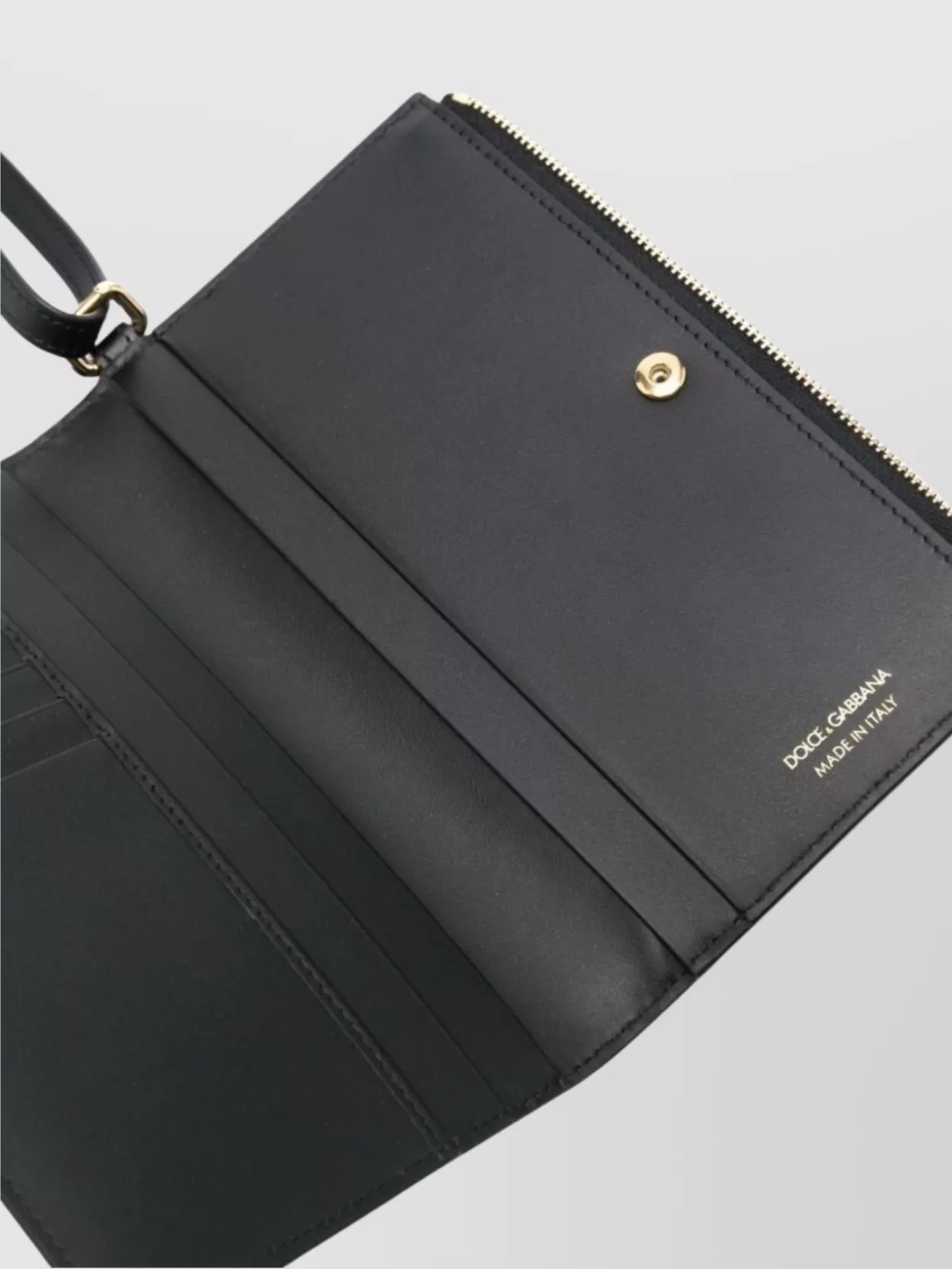 Dolce&Gabbana Clutch Bags With Detachable Wrist Strap And Gold-Tone Hardware