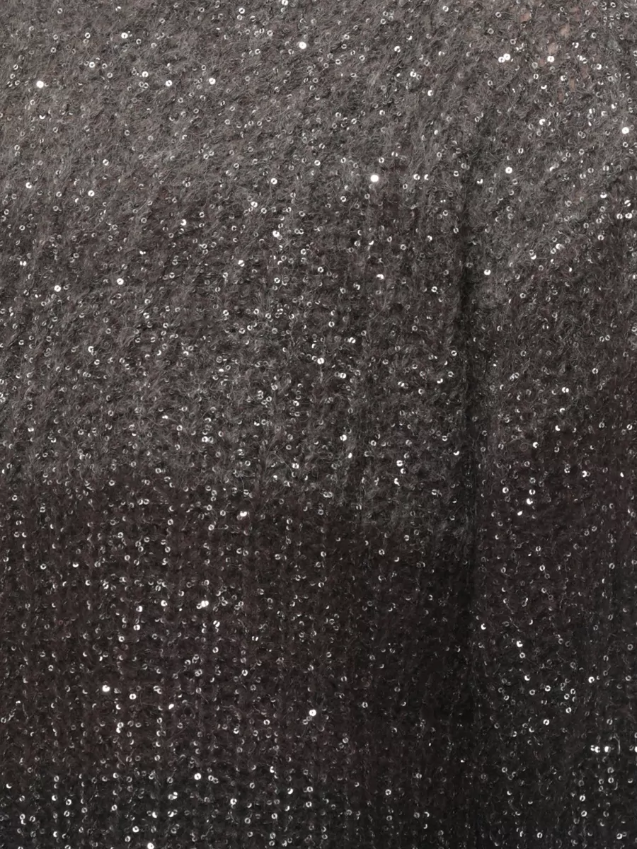 D.exterior Sequin Degrade Long-Sleeve Sweatshirt