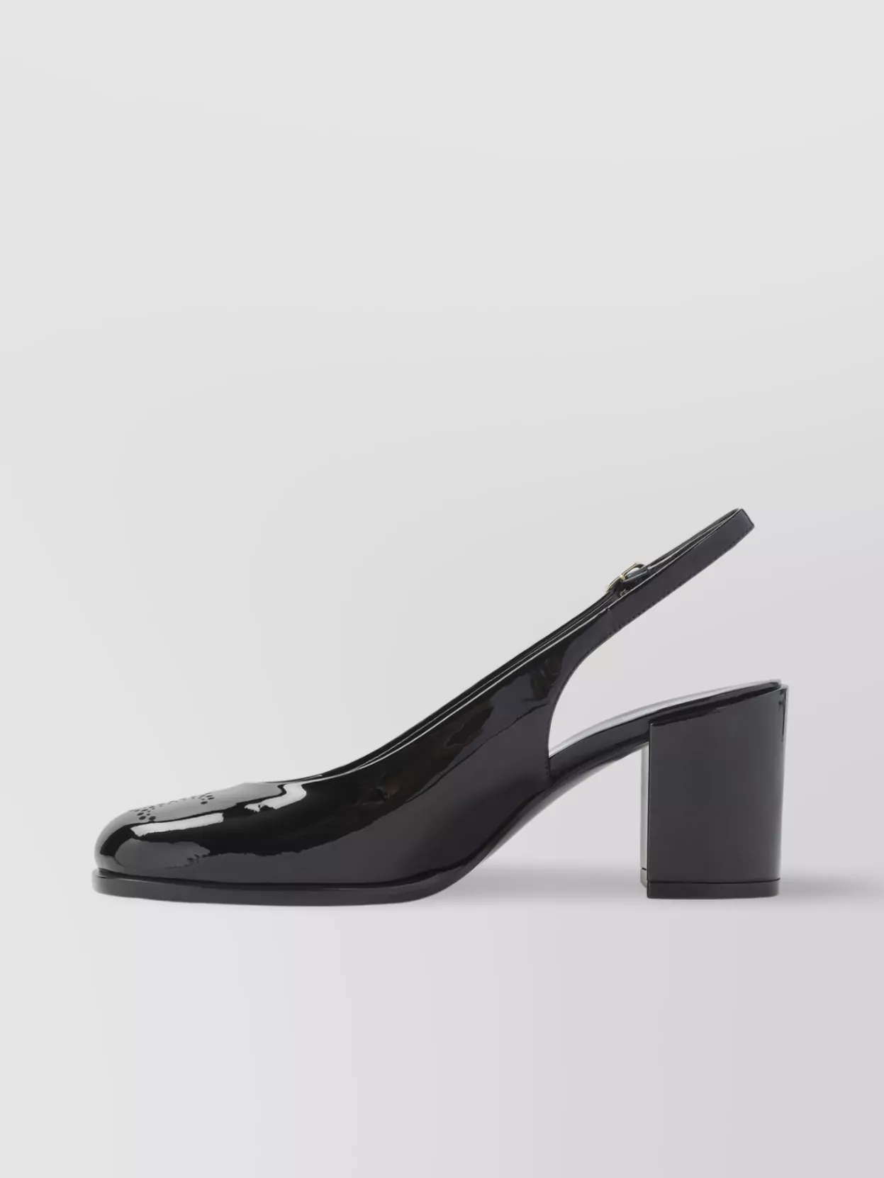 Celine Triumph Perforé Slingback Block Heel
