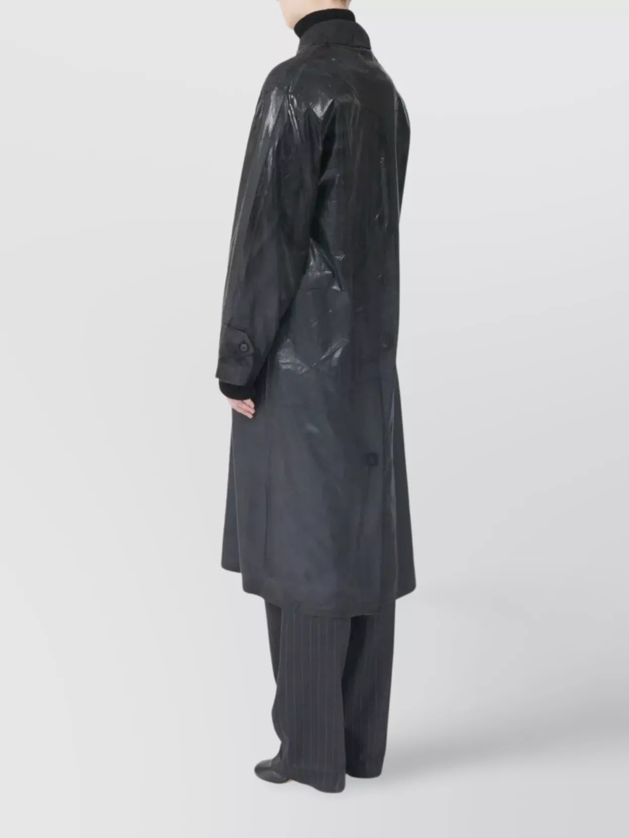 Maison Margiela Stylish Raincoat Flap Pockets